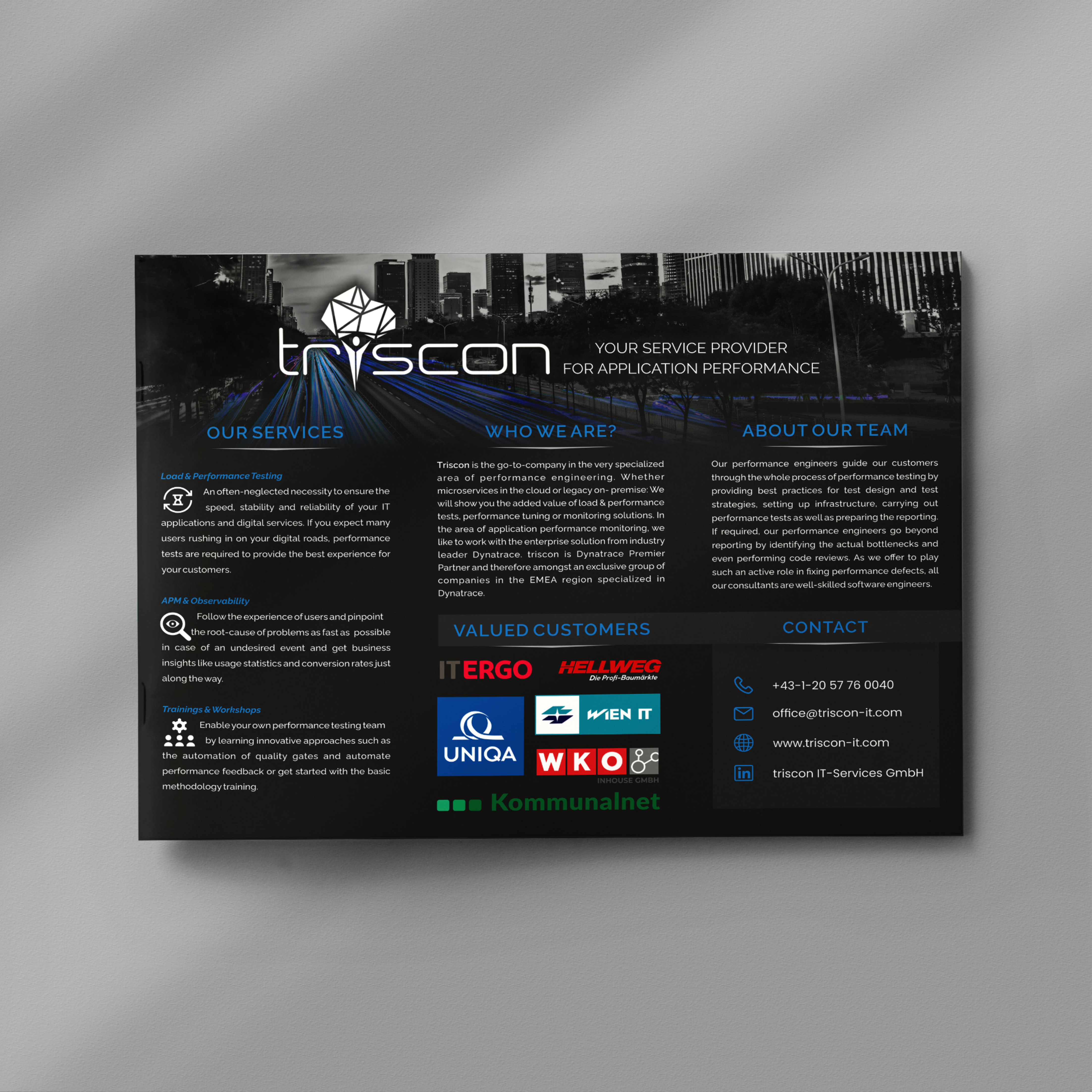 Design de Flyer par yusmoker pour triscon IT-Services GmbH | Design #33236992