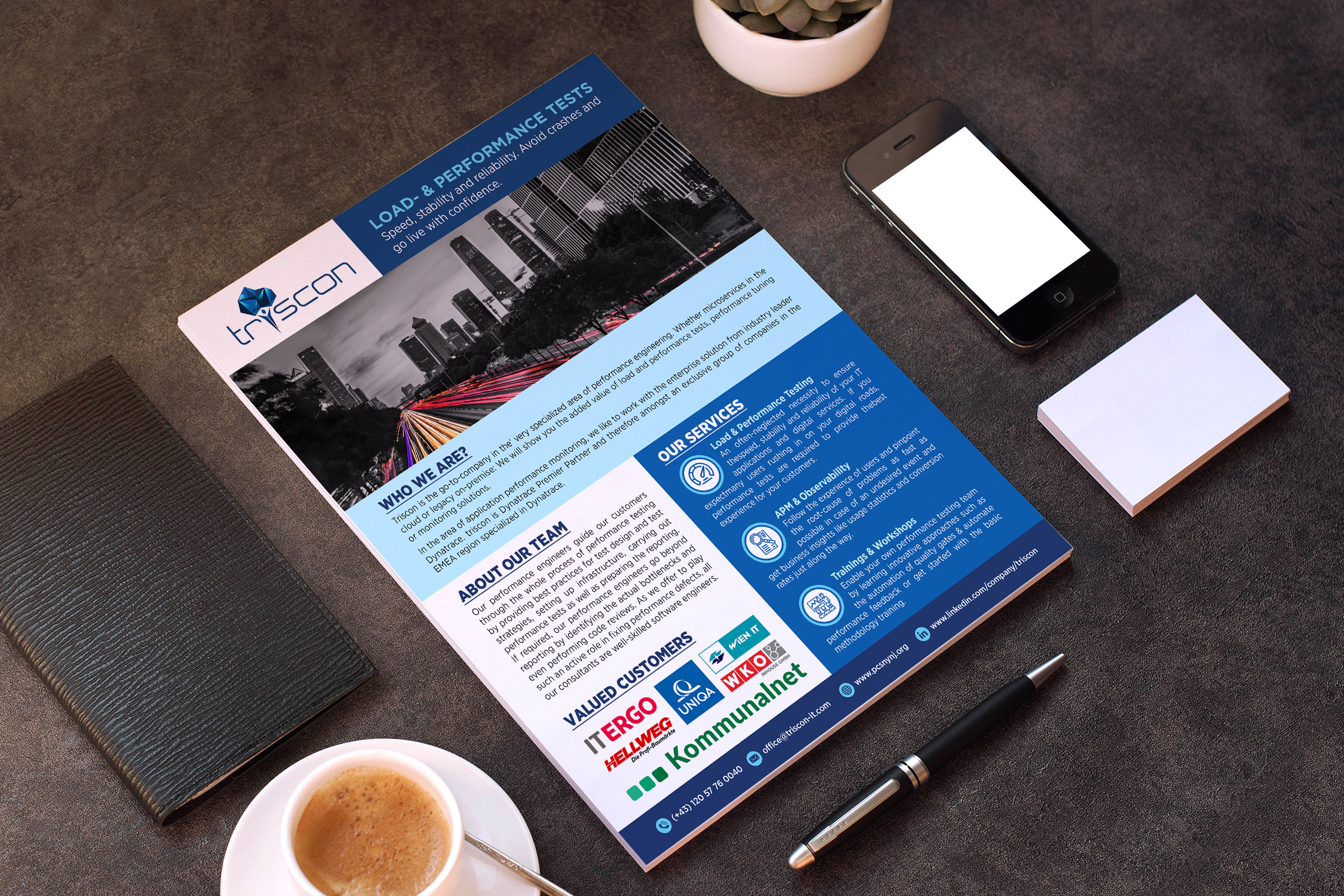Design de Flyer par GraphicsGuru pour triscon IT-Services GmbH | Design #33308804