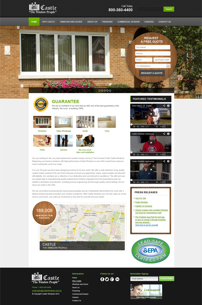 Web Design by looptriks for JAZ Design Company | Design #3139775