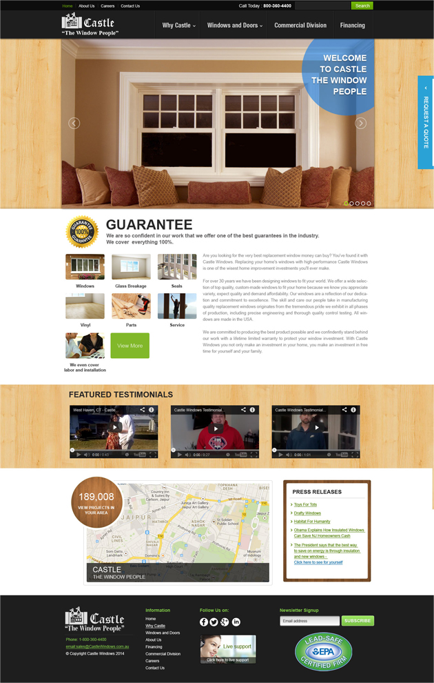 Web Design by looptriks for JAZ Design Company | Design #3139780
