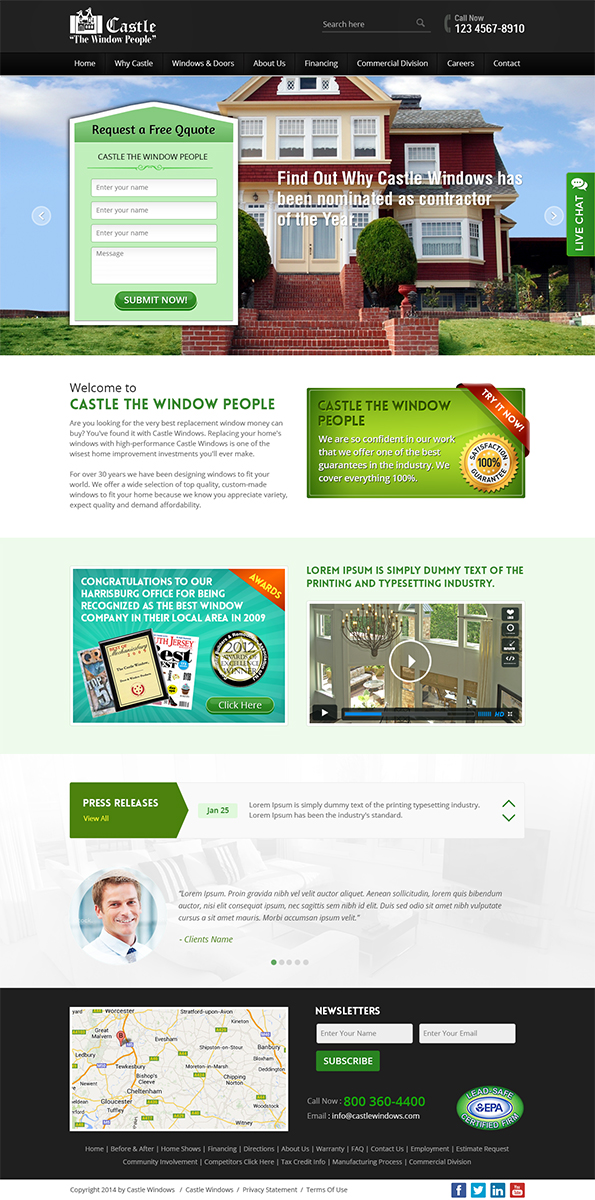 Web Design by Mayank Patel for JAZ Design Company | Design #3133939