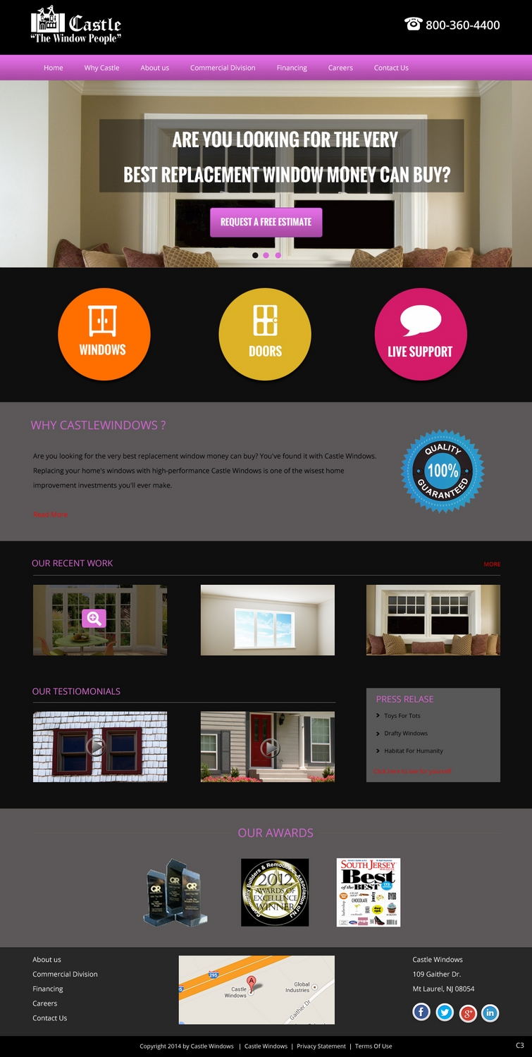 Web Design by pb for JAZ Design Company | Design #3131250
