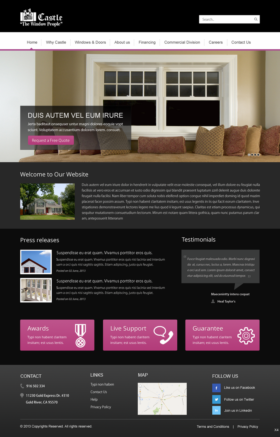 Web Design by pb for JAZ Design Company | Design #3139983