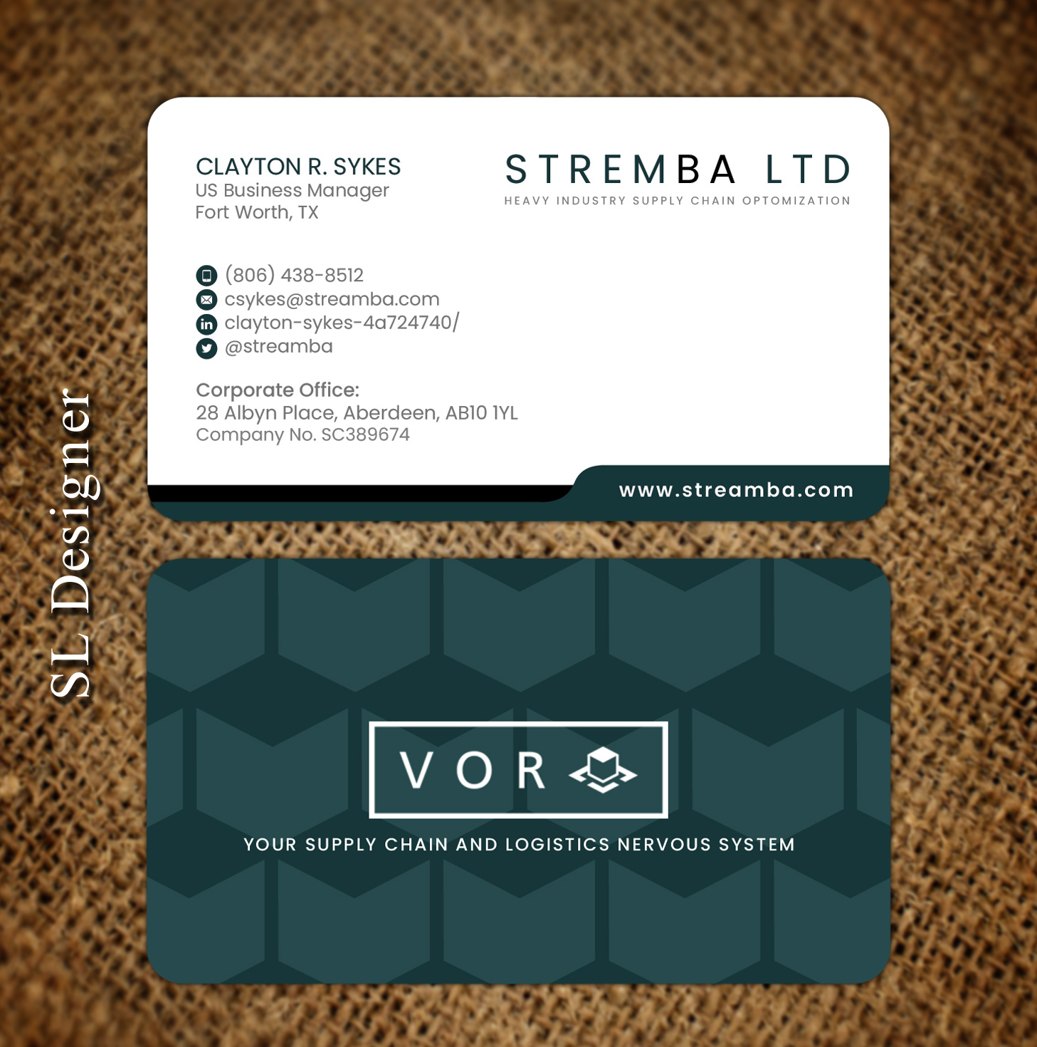 Business Card Design by SL Designer for this project | Design #34046412