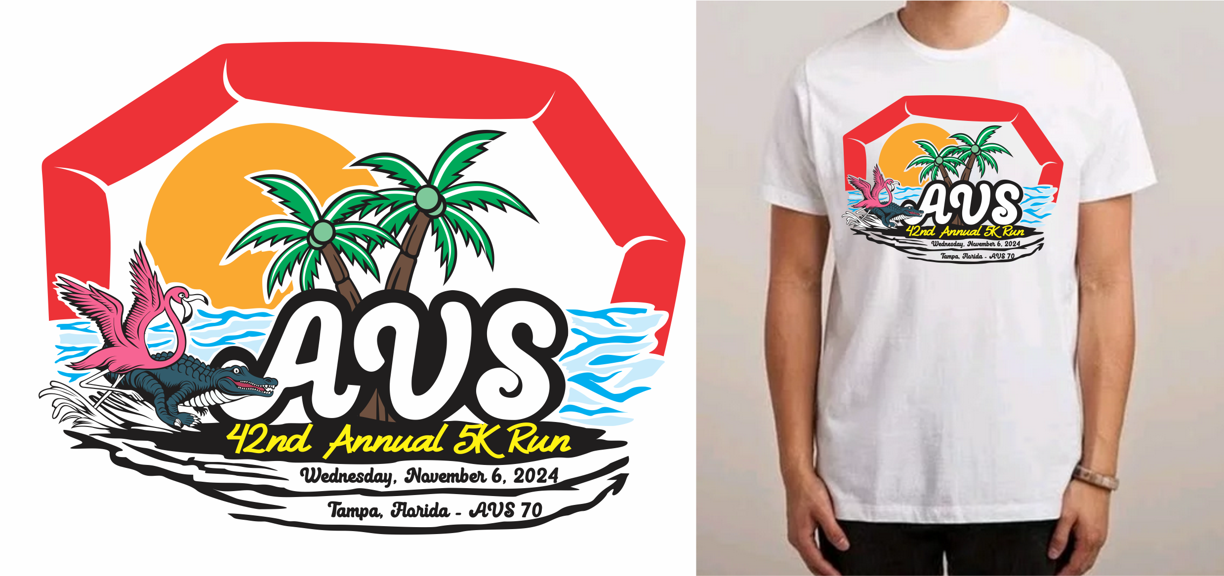 T-shirt Design by Den Bagus for AVS | Design #33271500