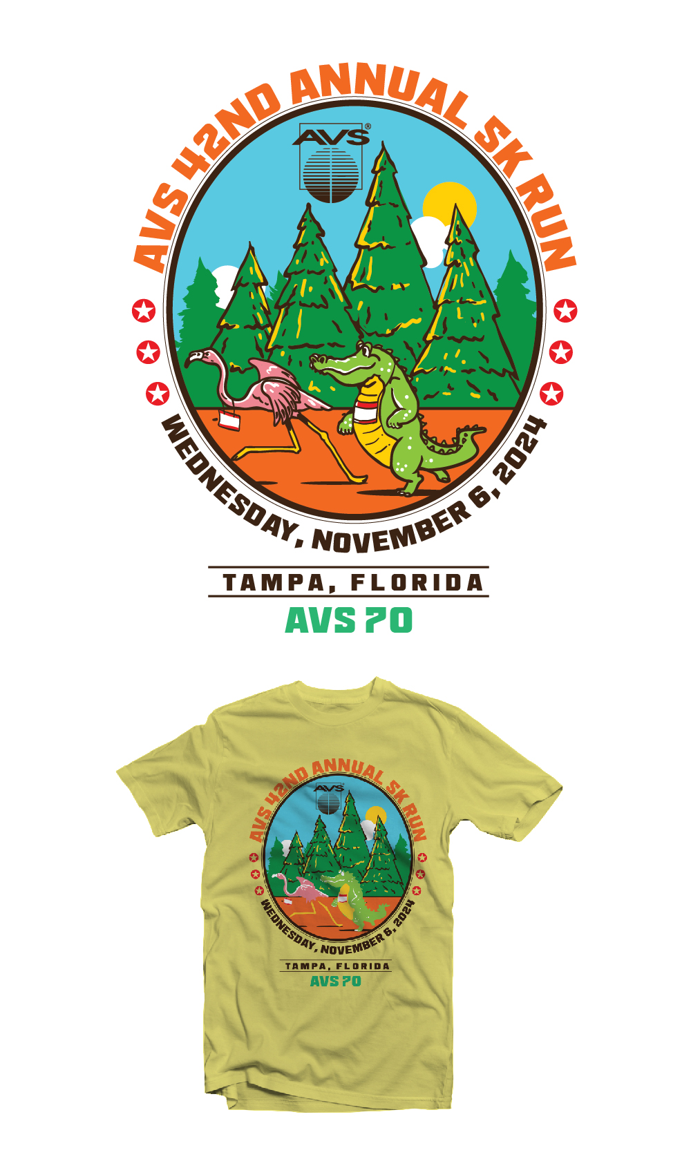 T-Shirt-Design von Ngoeg für AVS | Design #33277923