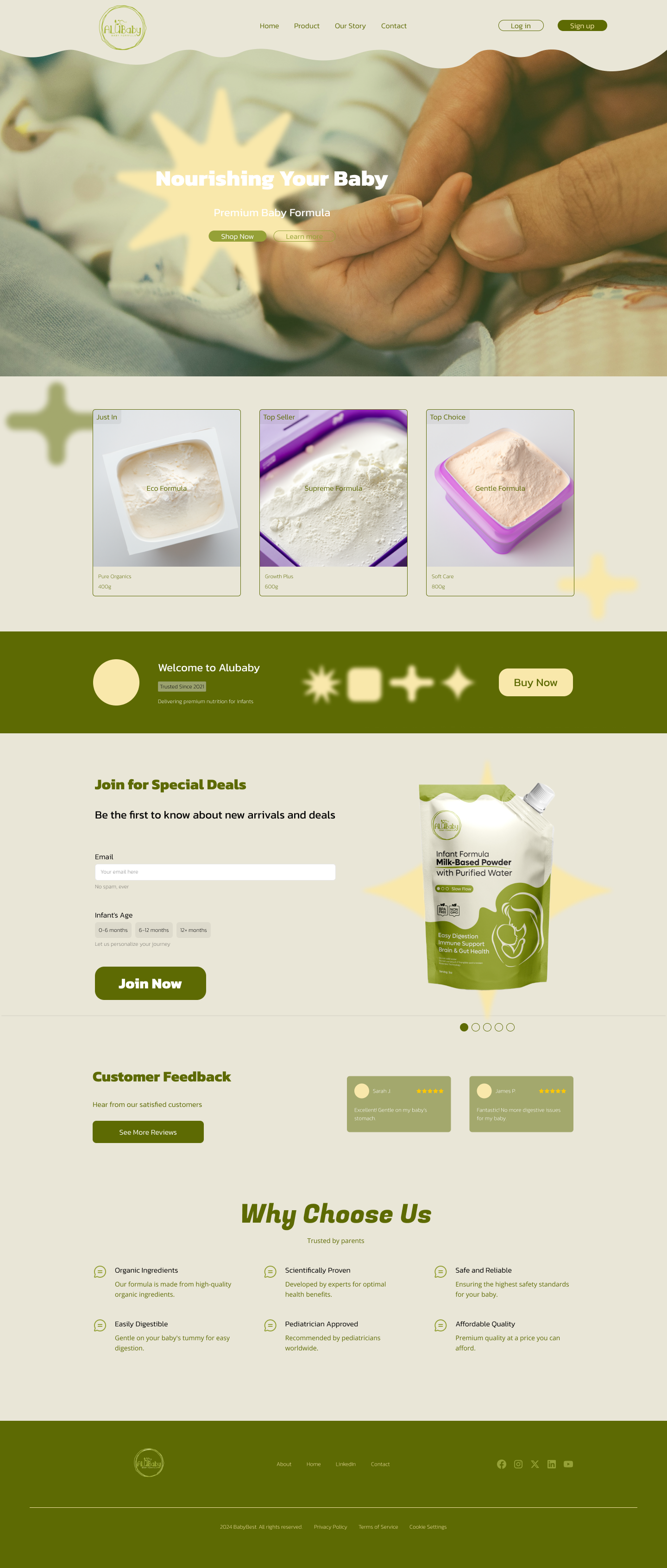 Diseño de Shopify por Rifqi 7 para ALUBaby | Diseño #33267166