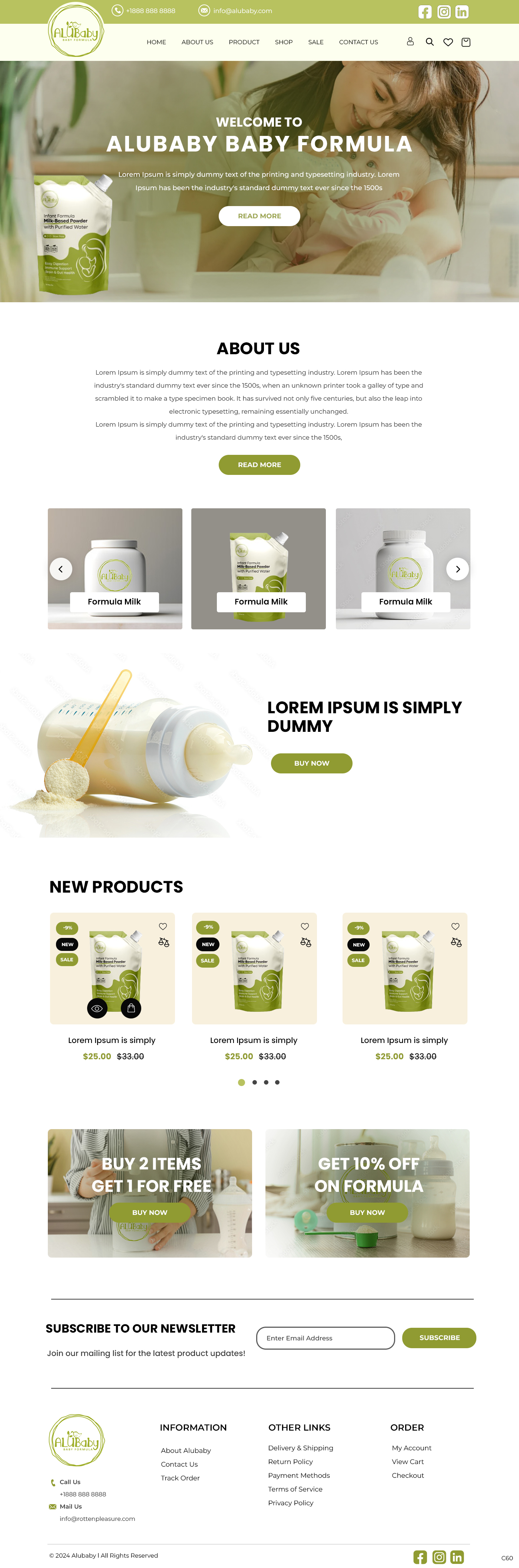 Shopify-Design von pb für ALUBaby | Design #33252220