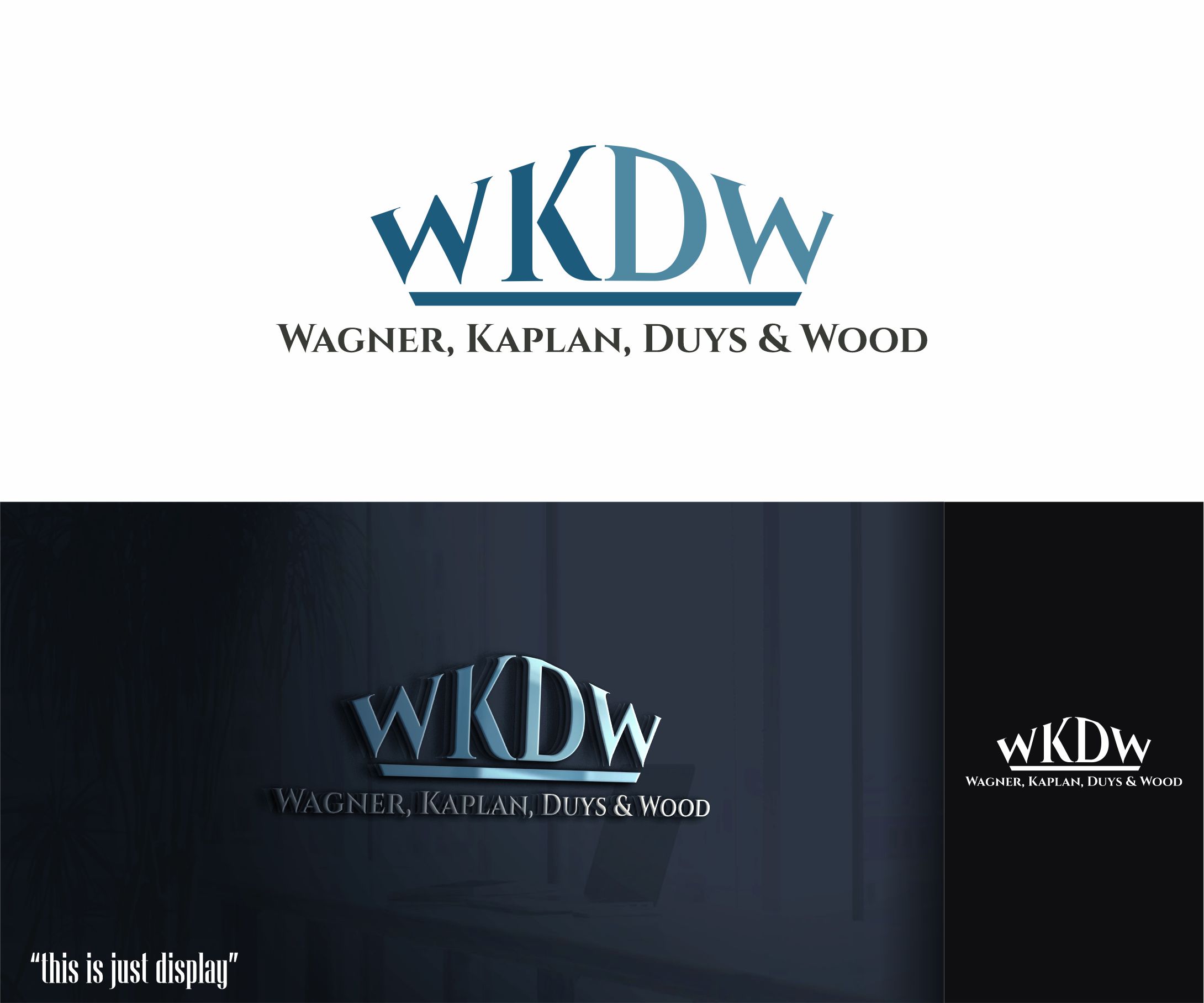 Logo Design by alkaline for Wagner, Kaplan, Duys & Wood | Design #33239563
