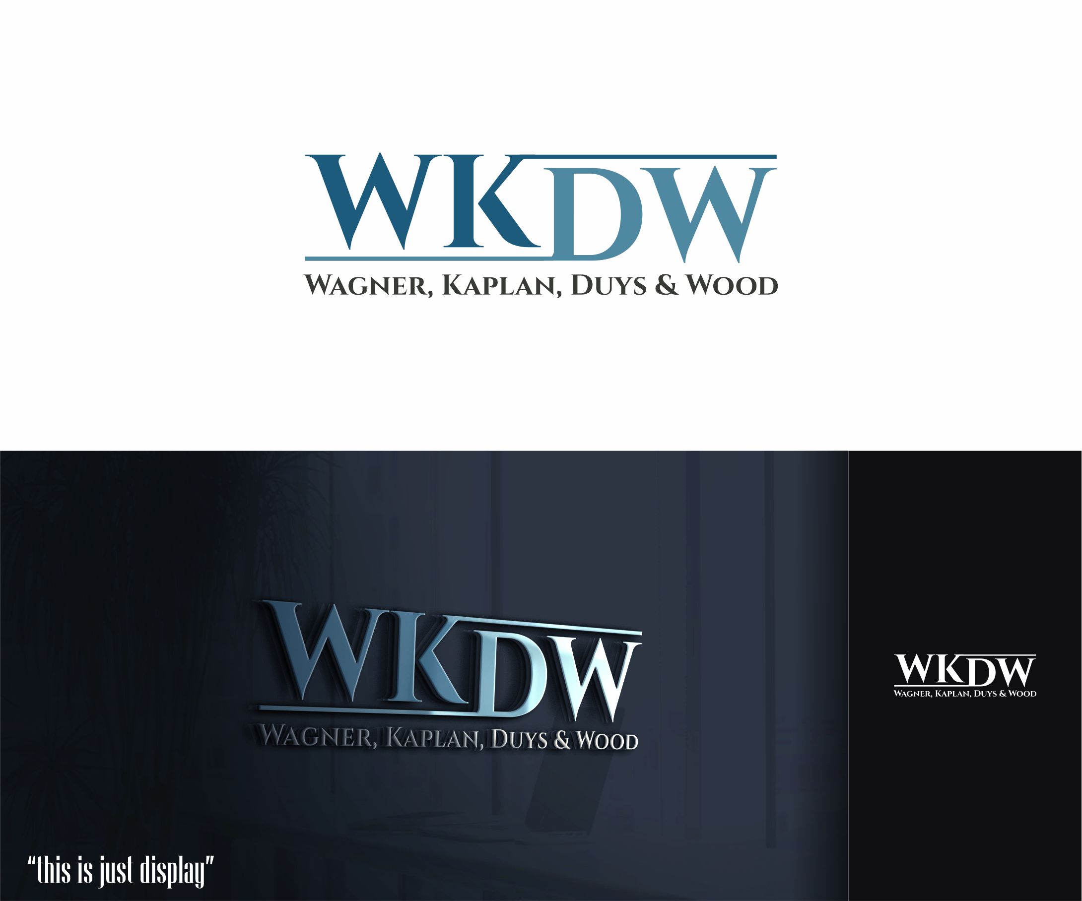 Logo Design by alkaline for Wagner, Kaplan, Duys & Wood | Design #33239564