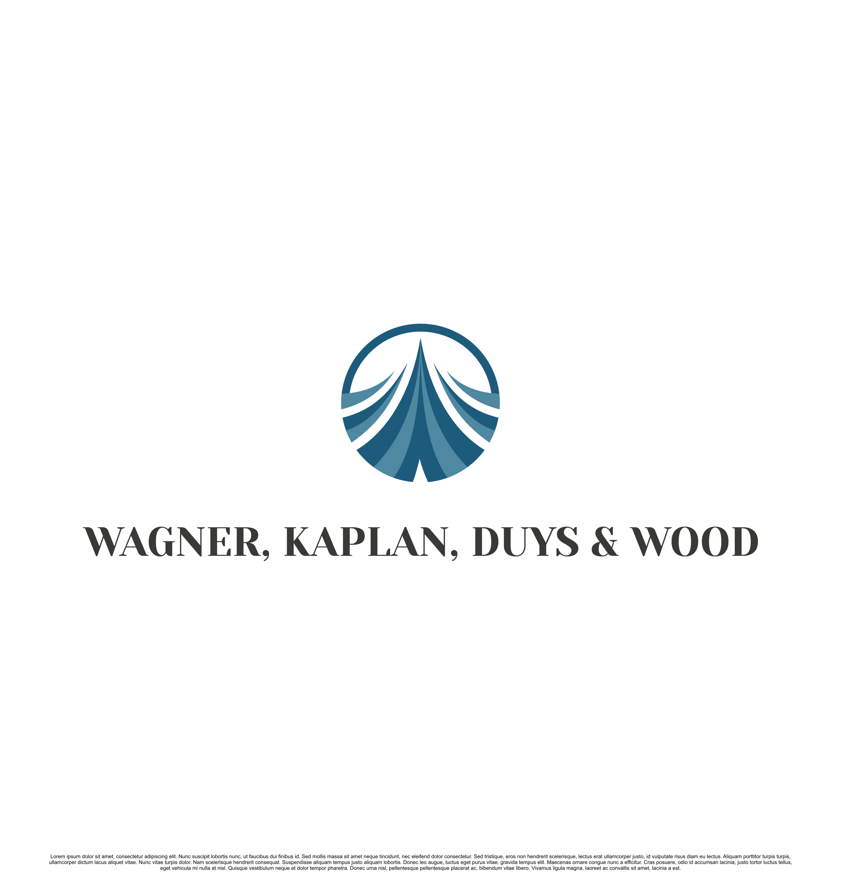 Logo Design by saesean for Wagner, Kaplan, Duys & Wood | Design #33250248