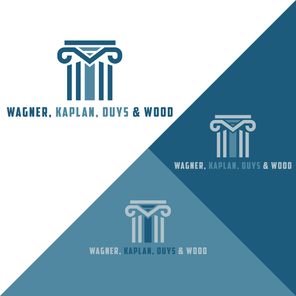 Logo Design by fly  design for Wagner, Kaplan, Duys & Wood | Design #33246480