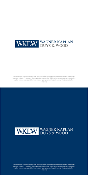 Diseño de Logo por 92logo para Wagner, Kaplan, Duys & Wood | Diseño: #33245878