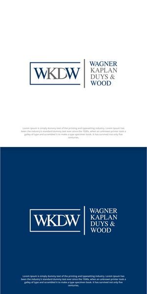 Diseño de Logo por 92logo para Wagner, Kaplan, Duys & Wood | Diseño: #33245879