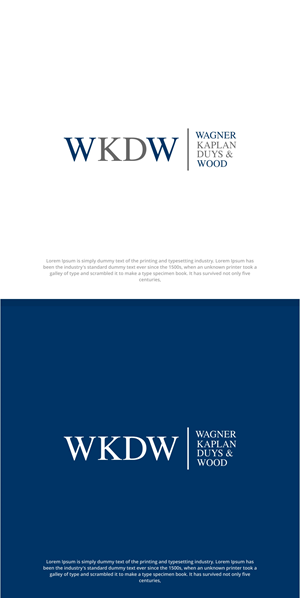 Diseño de Logo por 92logo para Wagner, Kaplan, Duys & Wood | Diseño: #33245881