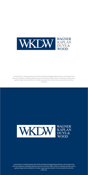 Diseño de Logo por 92logo para Wagner, Kaplan, Duys & Wood | Diseño: #33245882