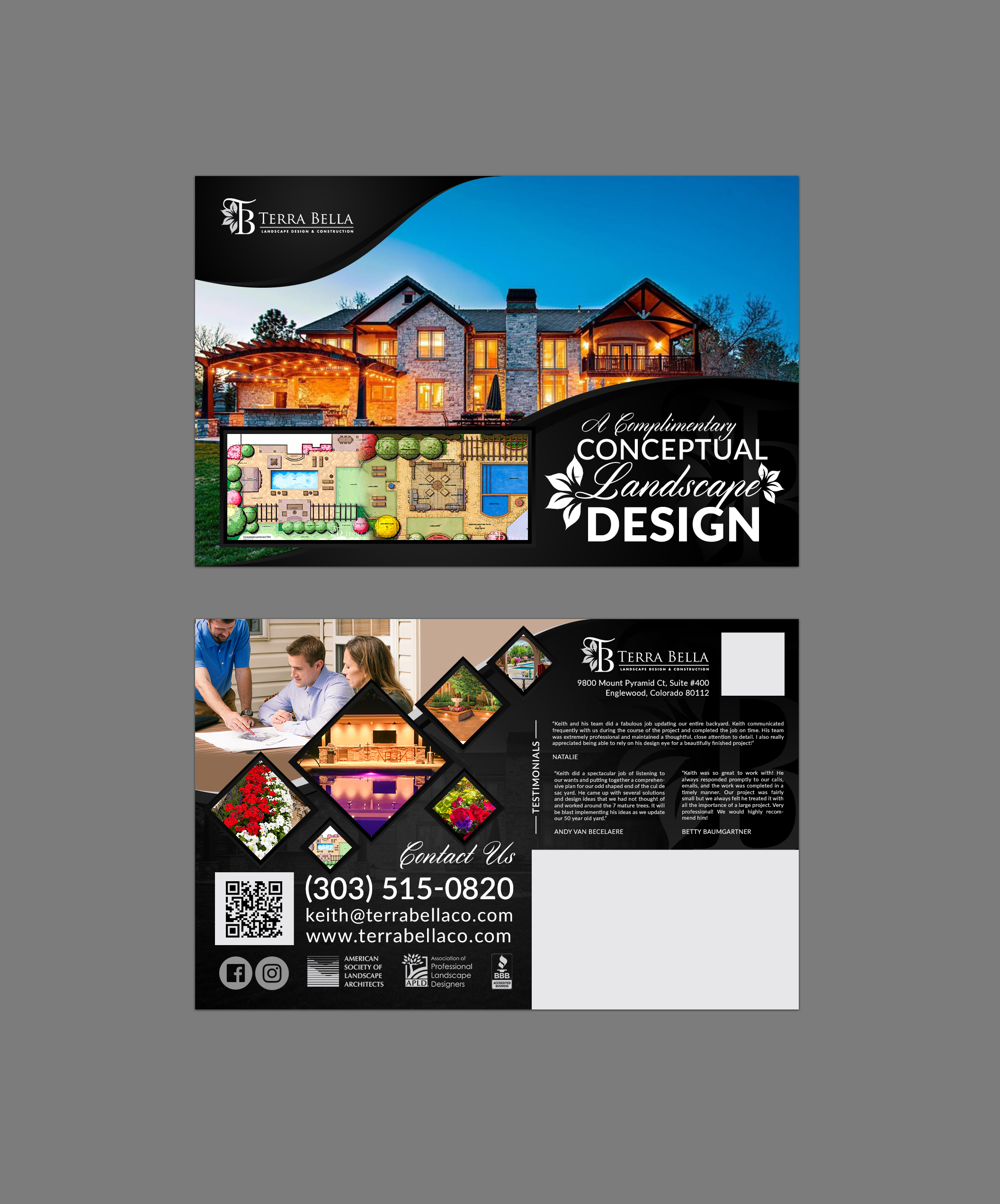 Postcard Design by Sun Moon Graphic Designer for this project | Design #33265488