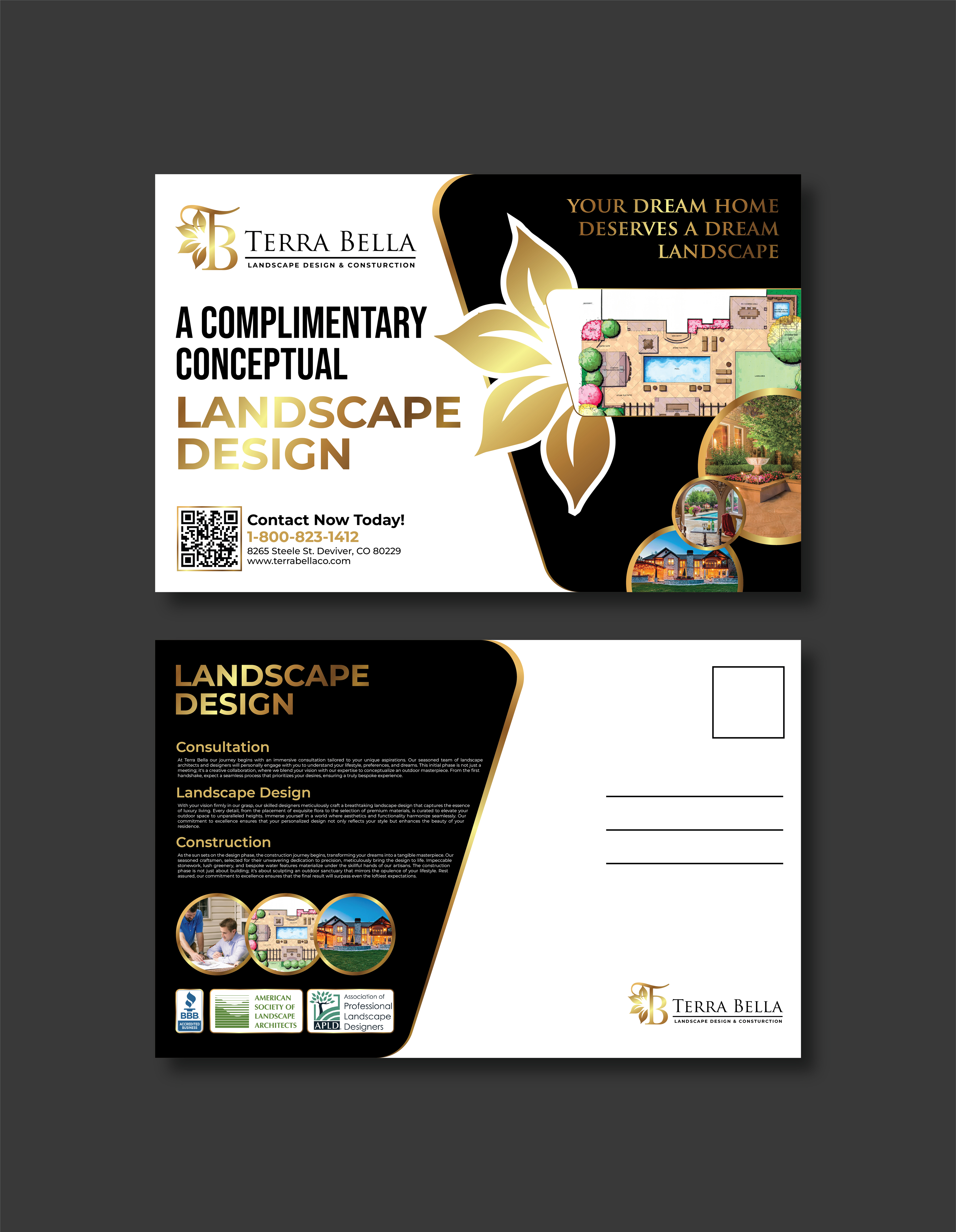 Postcard Design by 3Guys for this project | Design #33281505