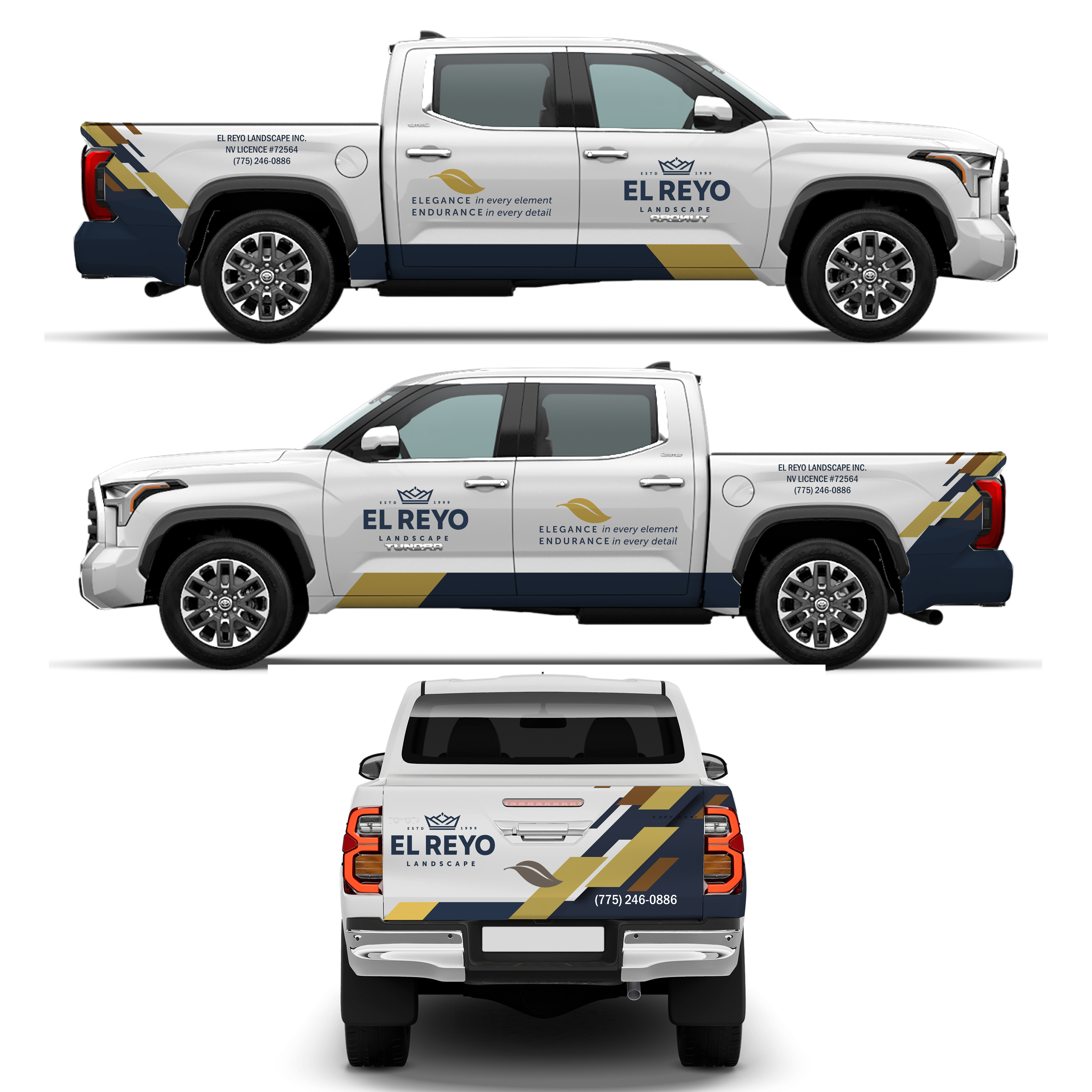 Diseño de Rotulación de Vehículo por aicreativeman para El Reyo Landscape | Diseño #33247994
