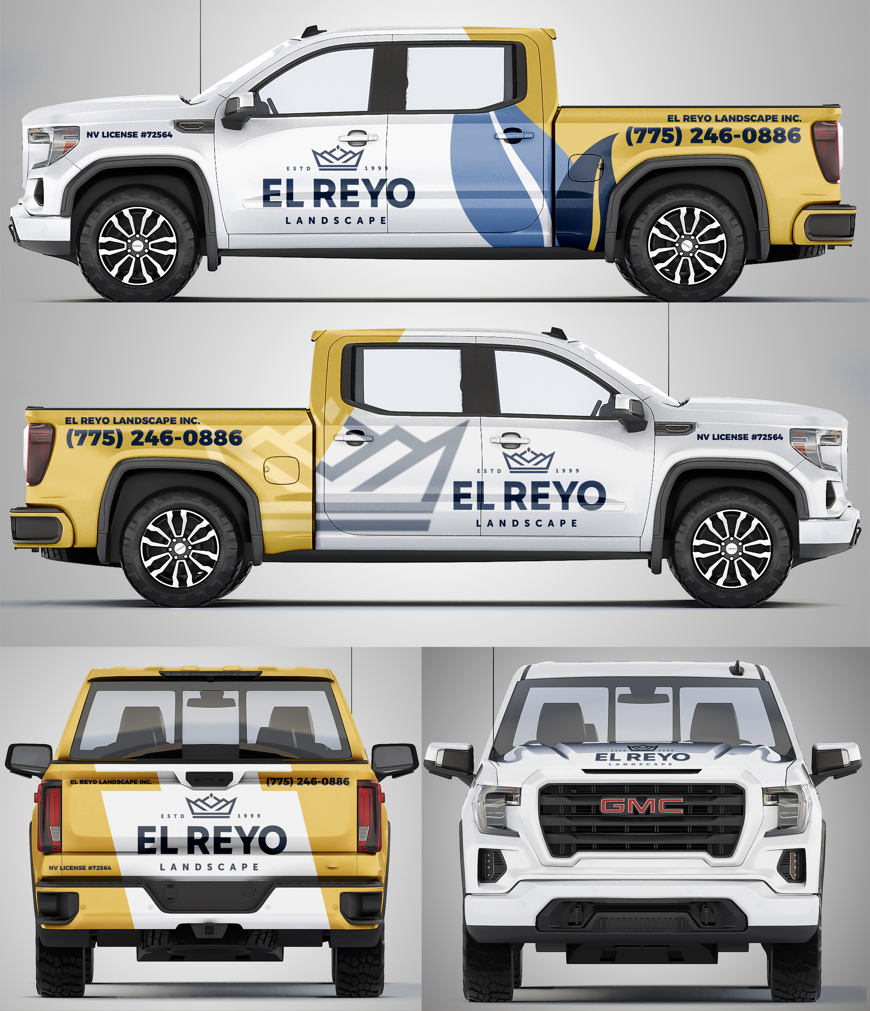 Car Wrap Design by DESIGN SOLUTIONS 007 for El Reyo Landscape | Design #33250852