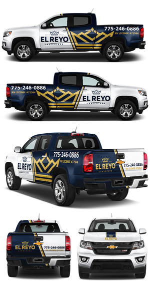 Car Wrap Design by LAXMI DESIGNHUB for El Reyo Landscape | Design #33255518