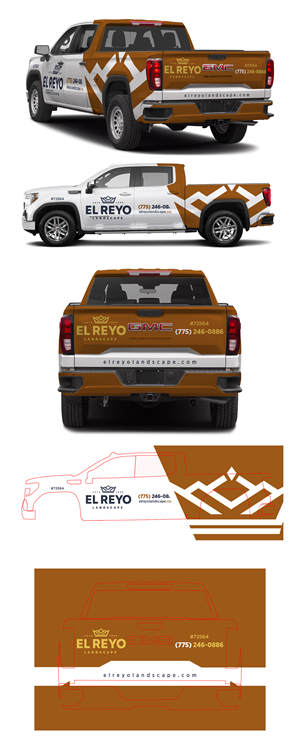 Car Wrap Design by 123graphics for El Reyo Landscape | Design #33241115