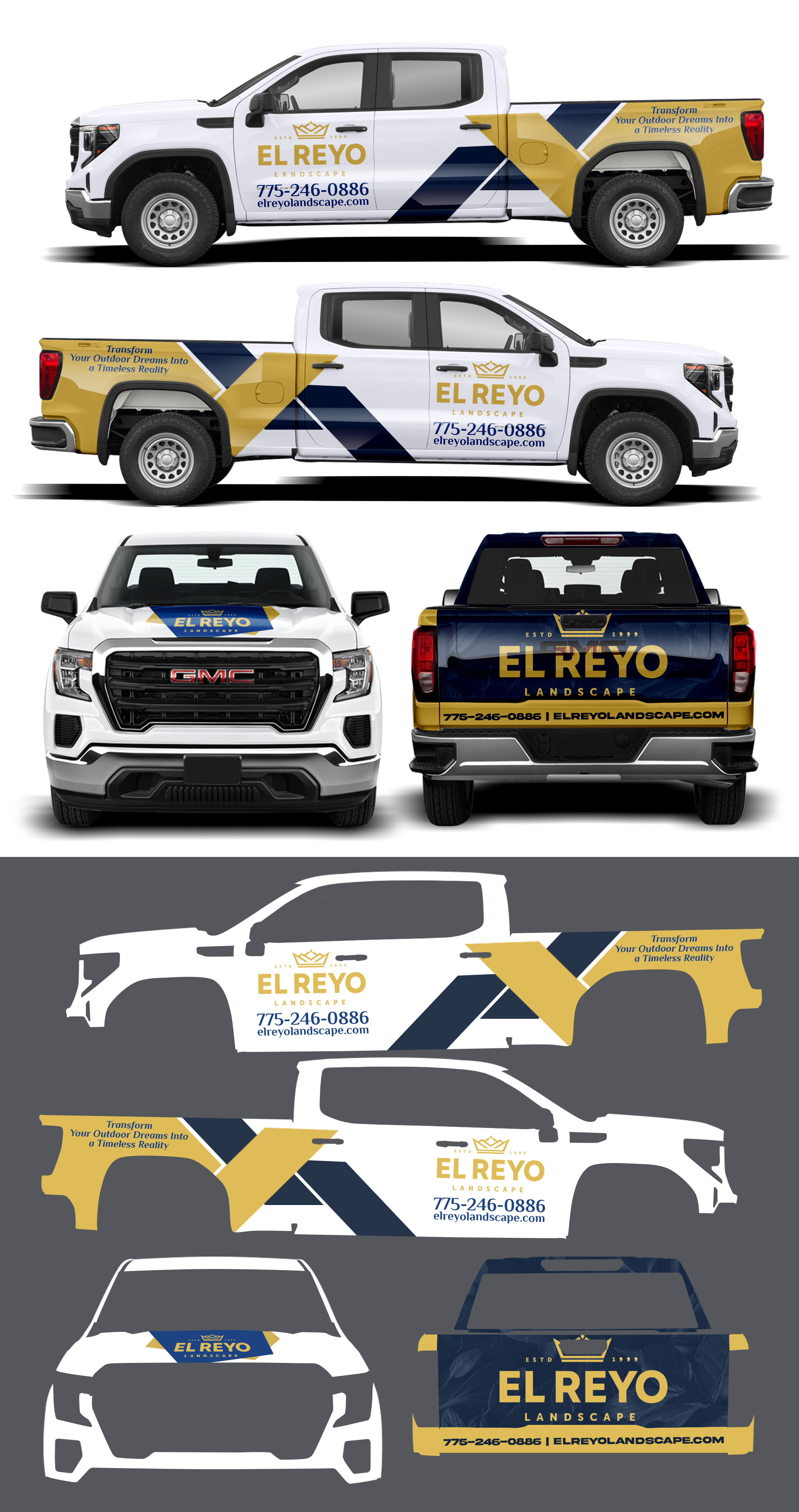 Car Wrap Design by websmartusa for El Reyo Landscape | Design #33239892