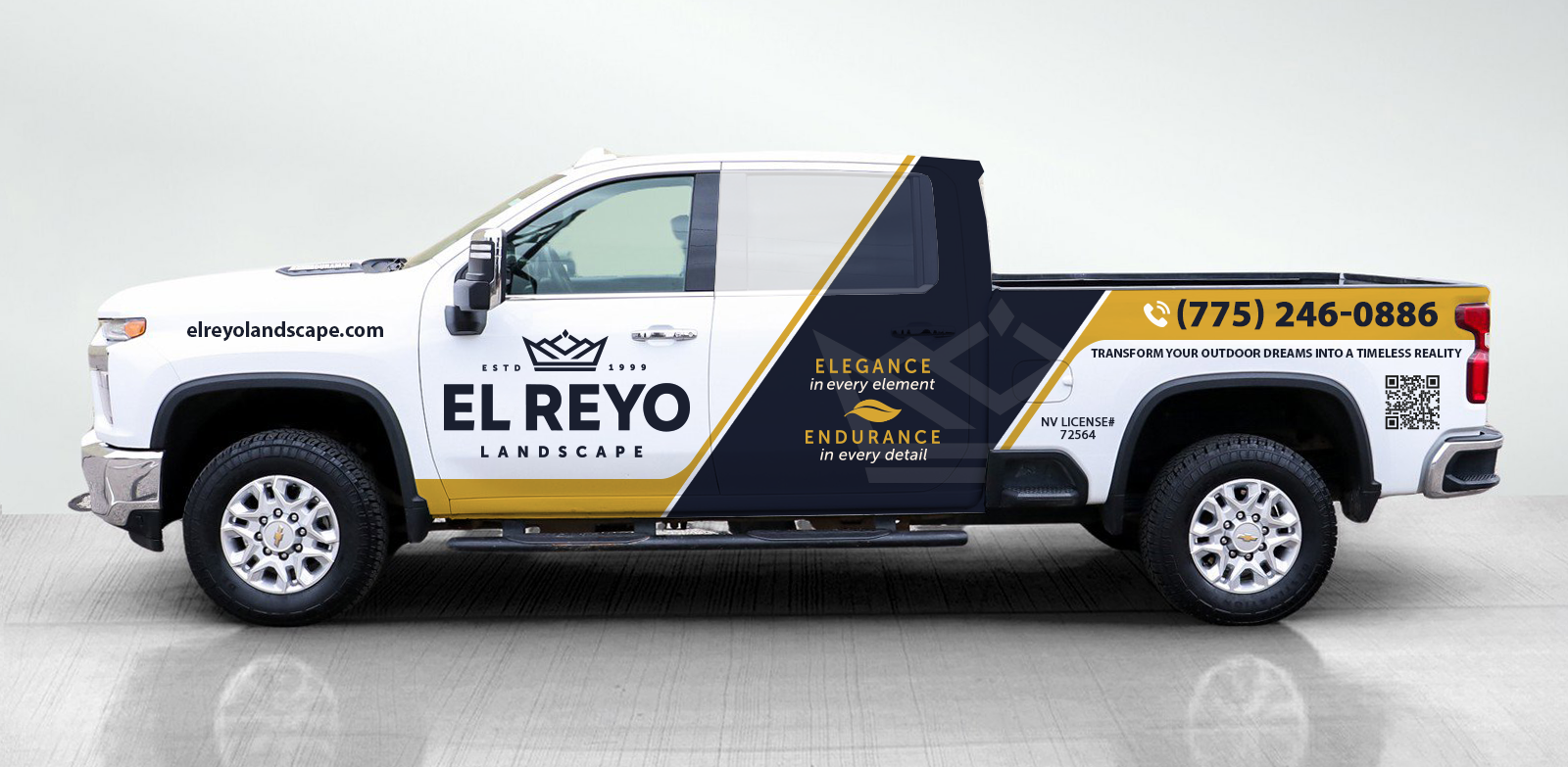 Car Wrap Design by typefdesign for El Reyo Landscape | Design #33264940