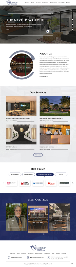 Web Design by pb for The Next Idea | Design: #33252258