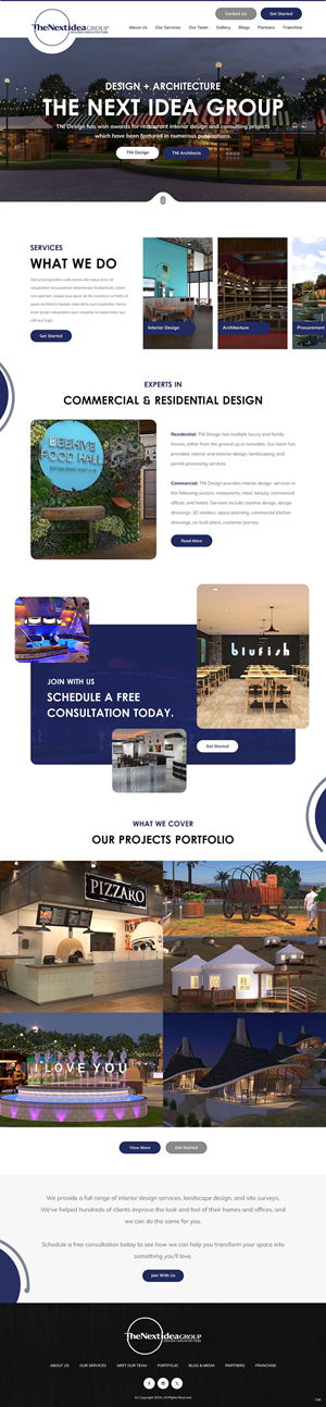 Web Design by pb for The Next Idea | Design: #33252262