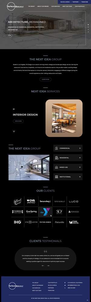 Web Design by pb for The Next Idea | Design: #33252263