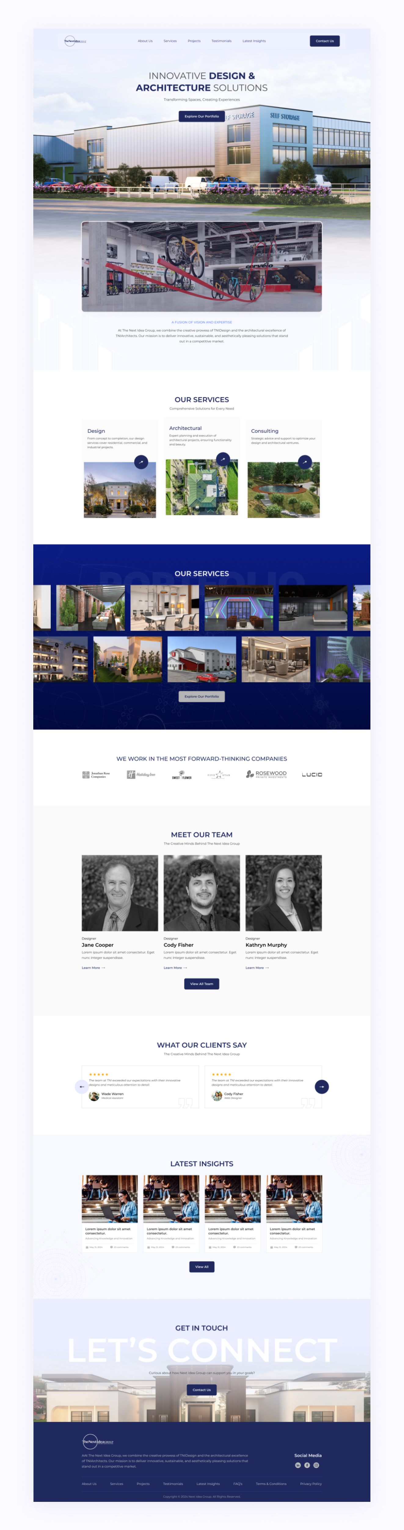 Web Design by Pram Shaw for The Next Idea | Design #33254469