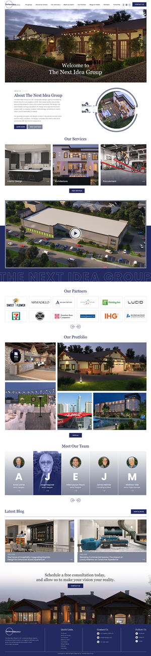 Web Design by creative.bugs for The Next Idea | Design: #33279944