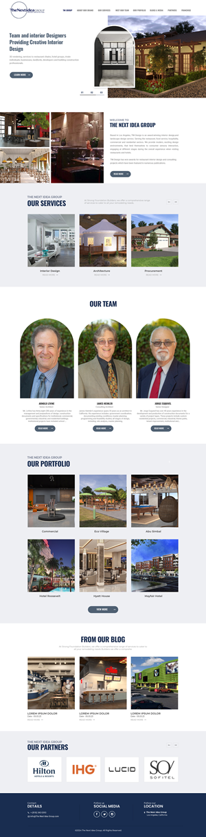 Web Design by Dream Logo Design for The Next Idea | Design: #33249900