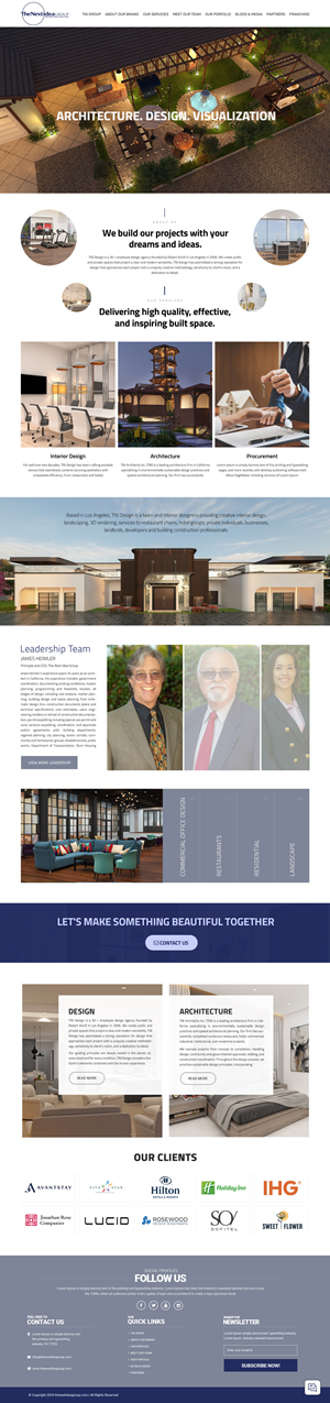 Web Design by Dream Logo Design for The Next Idea | Design: #33249902