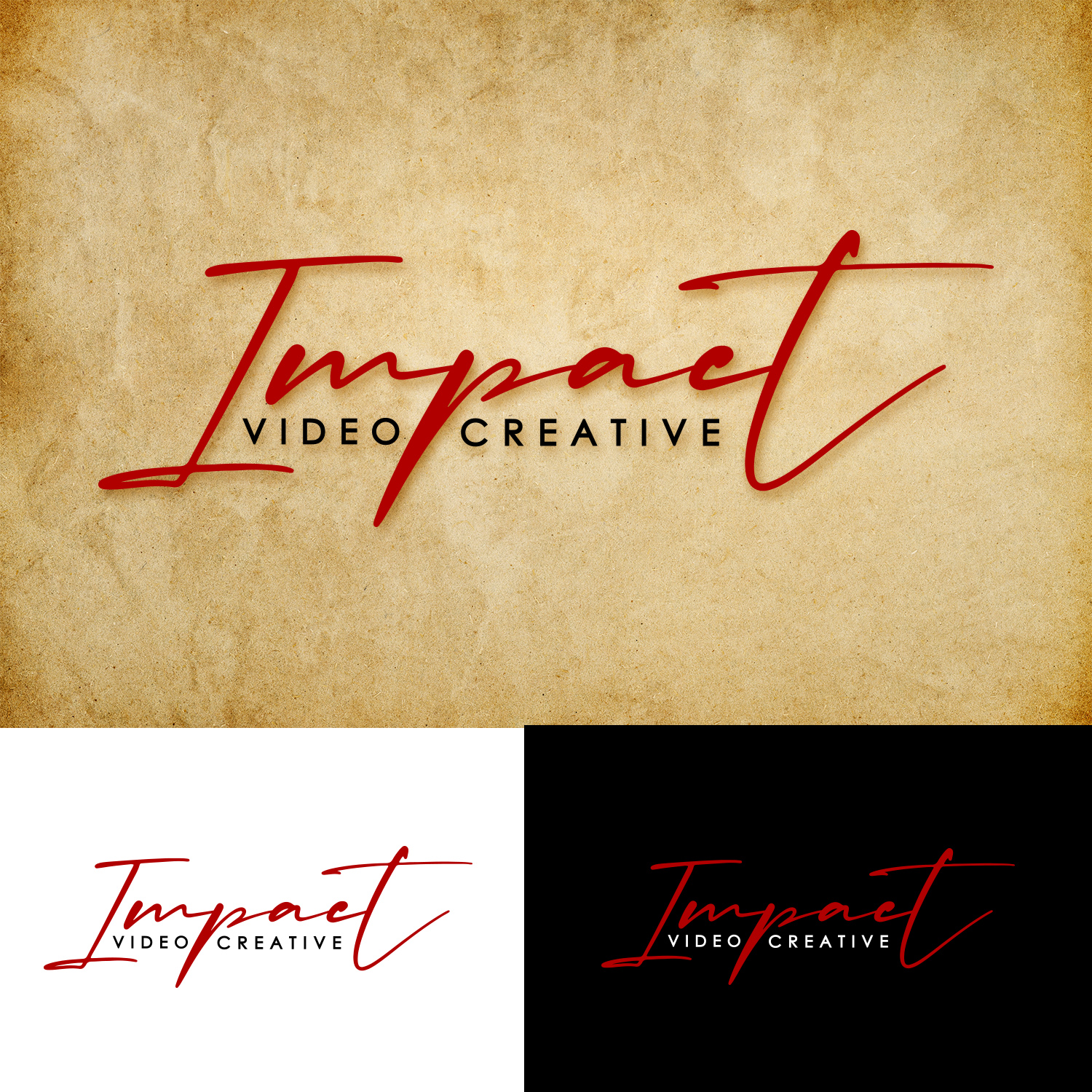 Logo Design by Asad Shaikh for Impact Video Creative | Design: #33279469