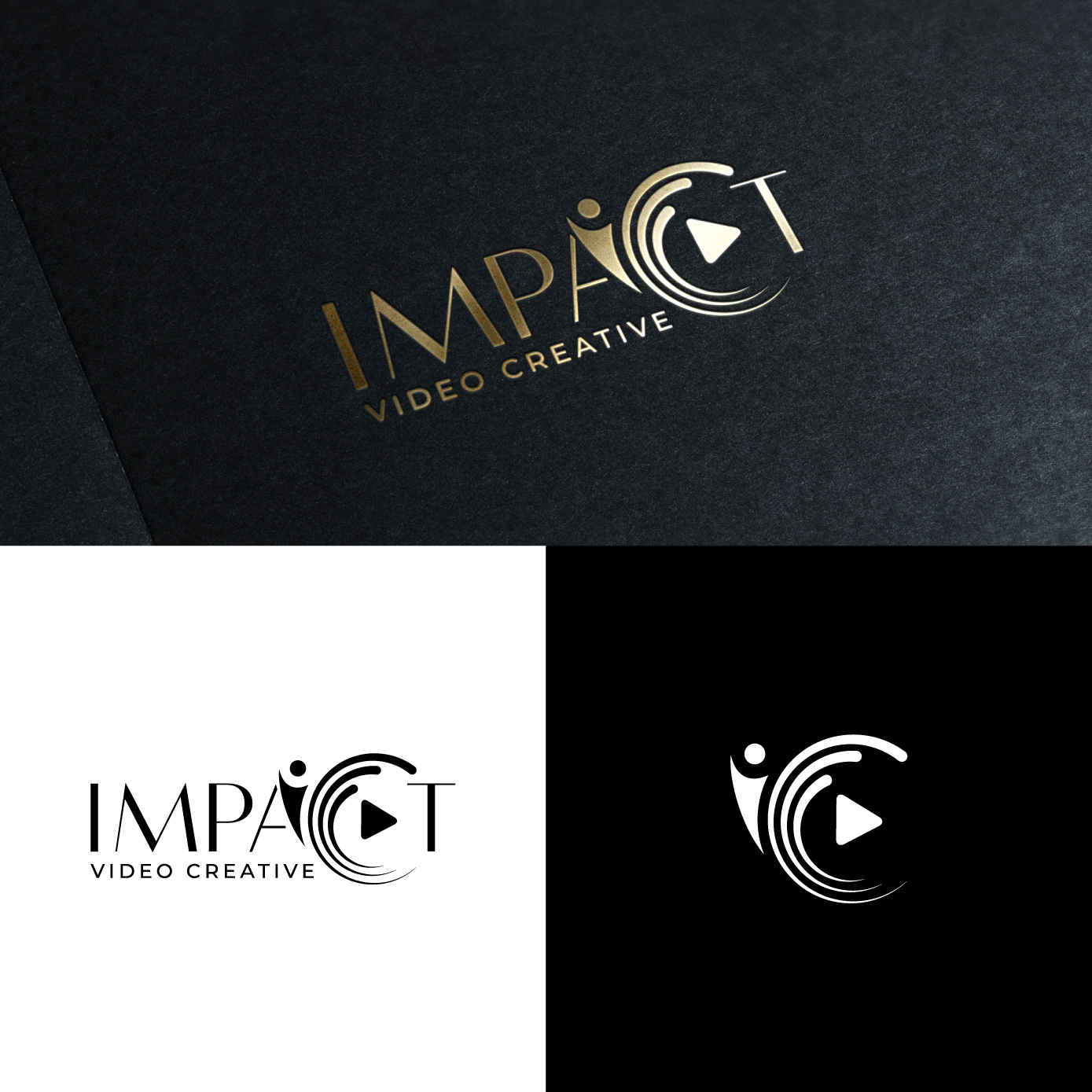 Logo Design by Radsky17 for Impact Video Creative | Design #33251671