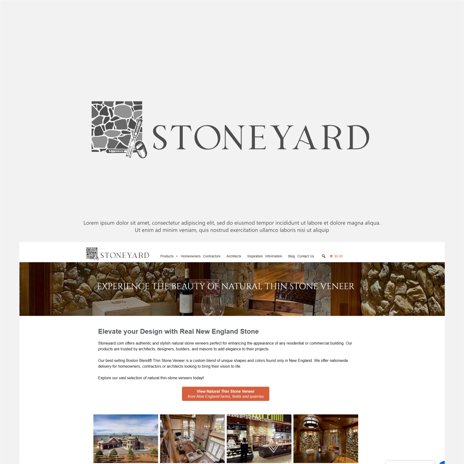 Logo Design by ThiagoB for Stoneyard, Inc | Design #33251597