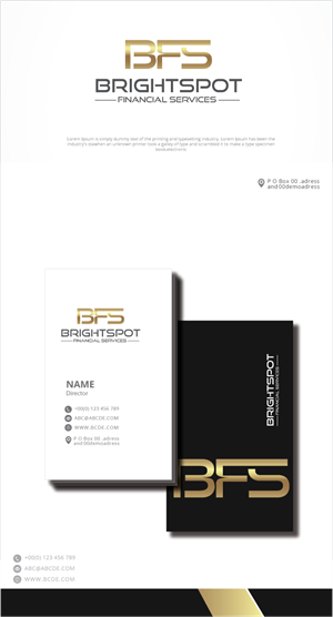 Design de Logo par zebronicgraphic pour Brightspot Financial Services | Design : #33249219