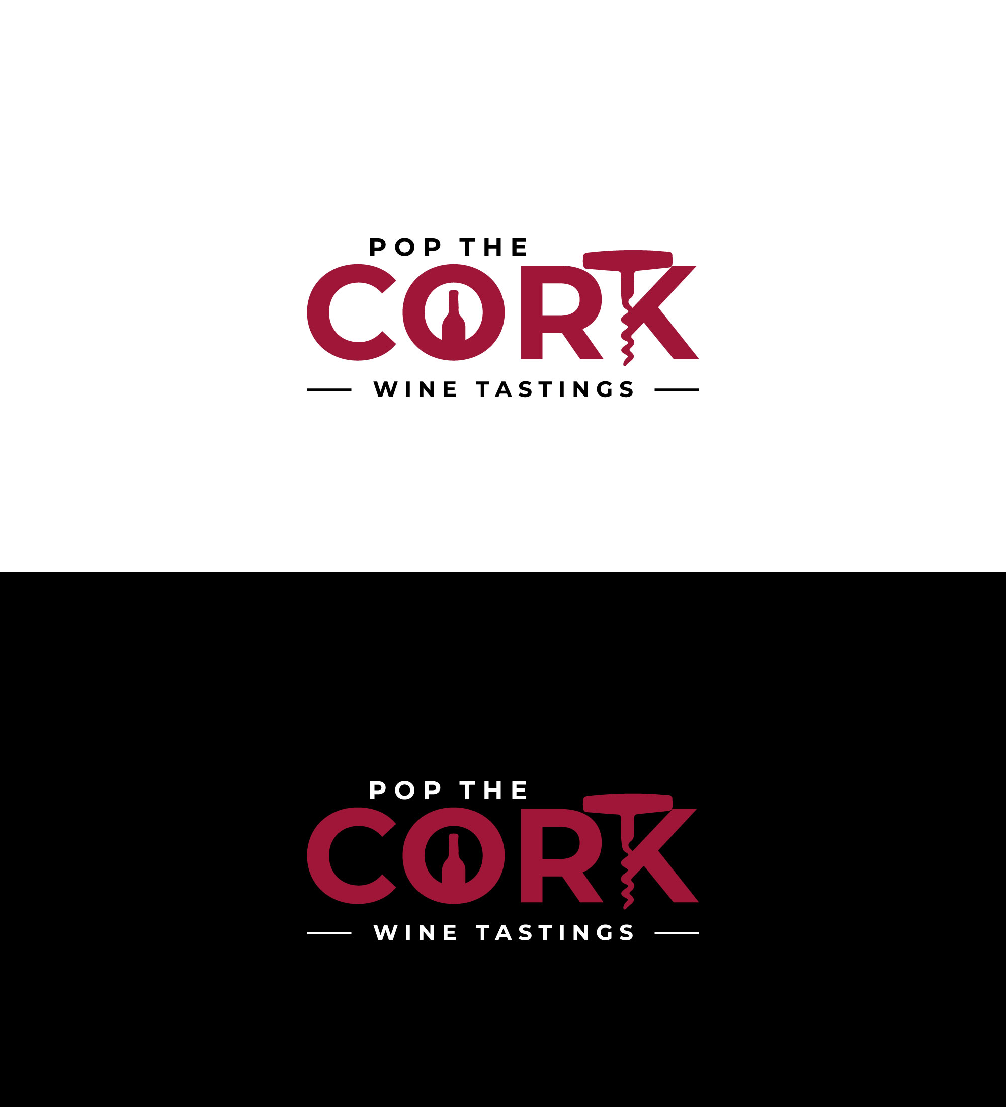 Logo Design by RS_Design for Pop The Cork Wine Tastings | Design #33276069