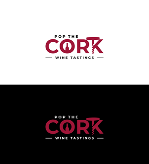 Logo Design by RS_Design for Pop The Cork Wine Tastings | Design: #33276069