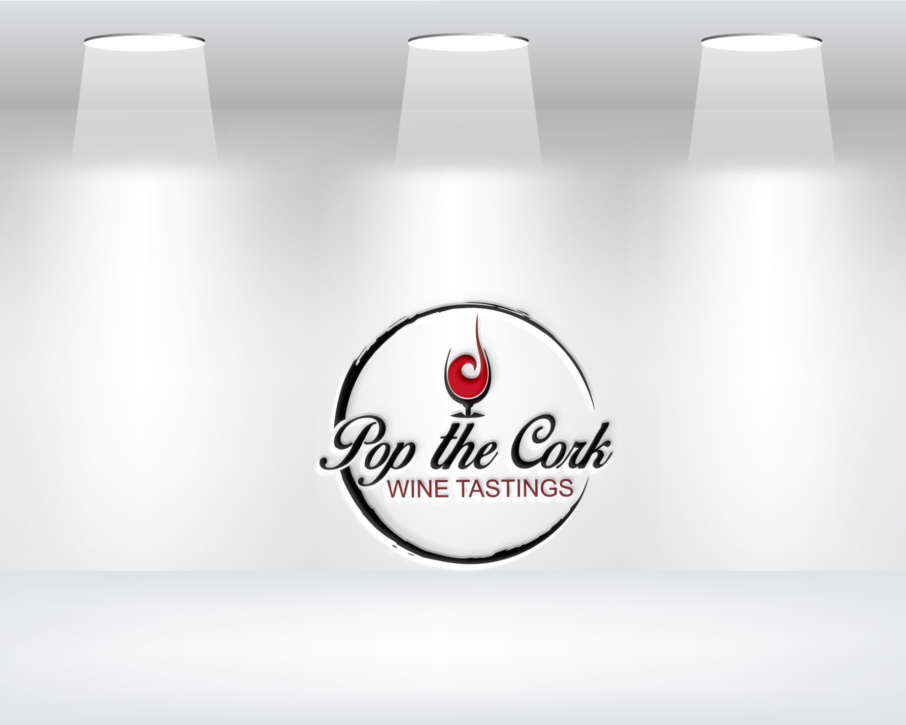 Logo Design by Daniel Khan for Pop The Cork Wine Tastings | Design #33246240