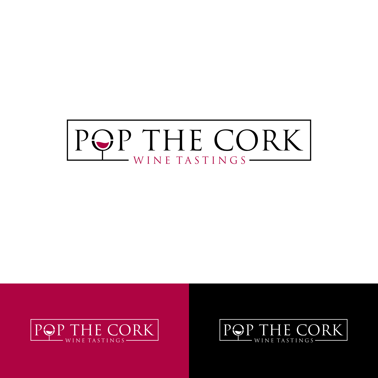 Logo Design by Kenshin777 for Pop The Cork Wine Tastings | Design #33244577