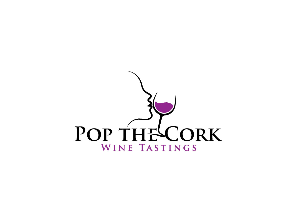 Logo Design by graphics^master for Pop The Cork Wine Tastings | Design #33246316