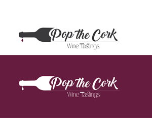 Logo Design by ManjulaART for Pop The Cork Wine Tastings | Design #33320992