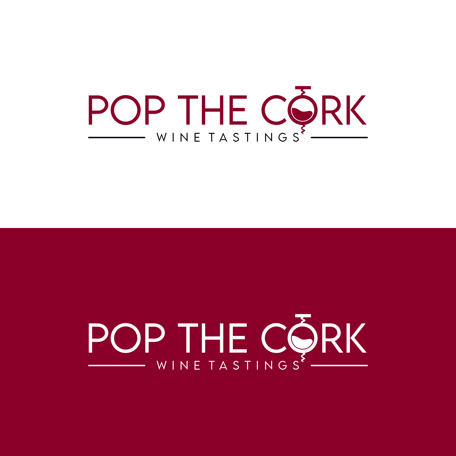 Logo Design by cah awu for Pop The Cork Wine Tastings | Design #33245250