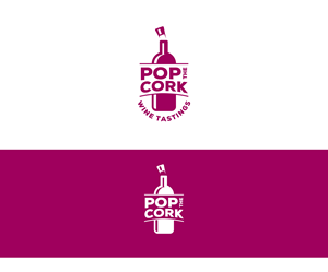 Logo Design by YourLogoMaster for Pop The Cork Wine Tastings | Design: #33247907