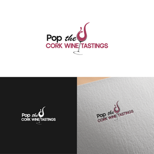 Logo Design by ni9 for Pop The Cork Wine Tastings | Design: #33315576