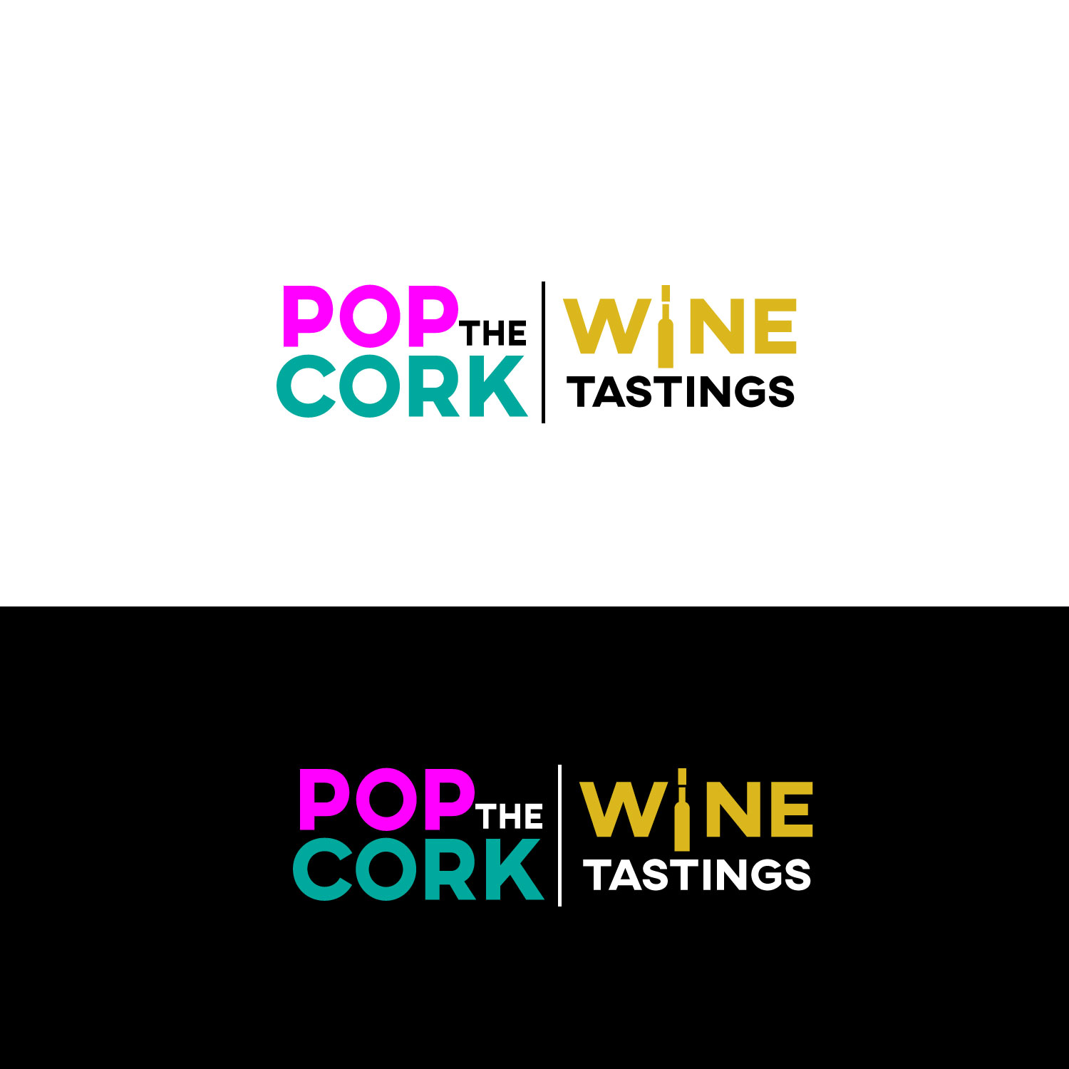 Logo Design by Art_lv for Pop The Cork Wine Tastings | Design #33282693
