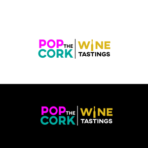 Logo Design by Art_lv for Pop The Cork Wine Tastings | Design: #33282693
